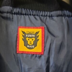 Human Made Blue Jacket with Yellow Patch